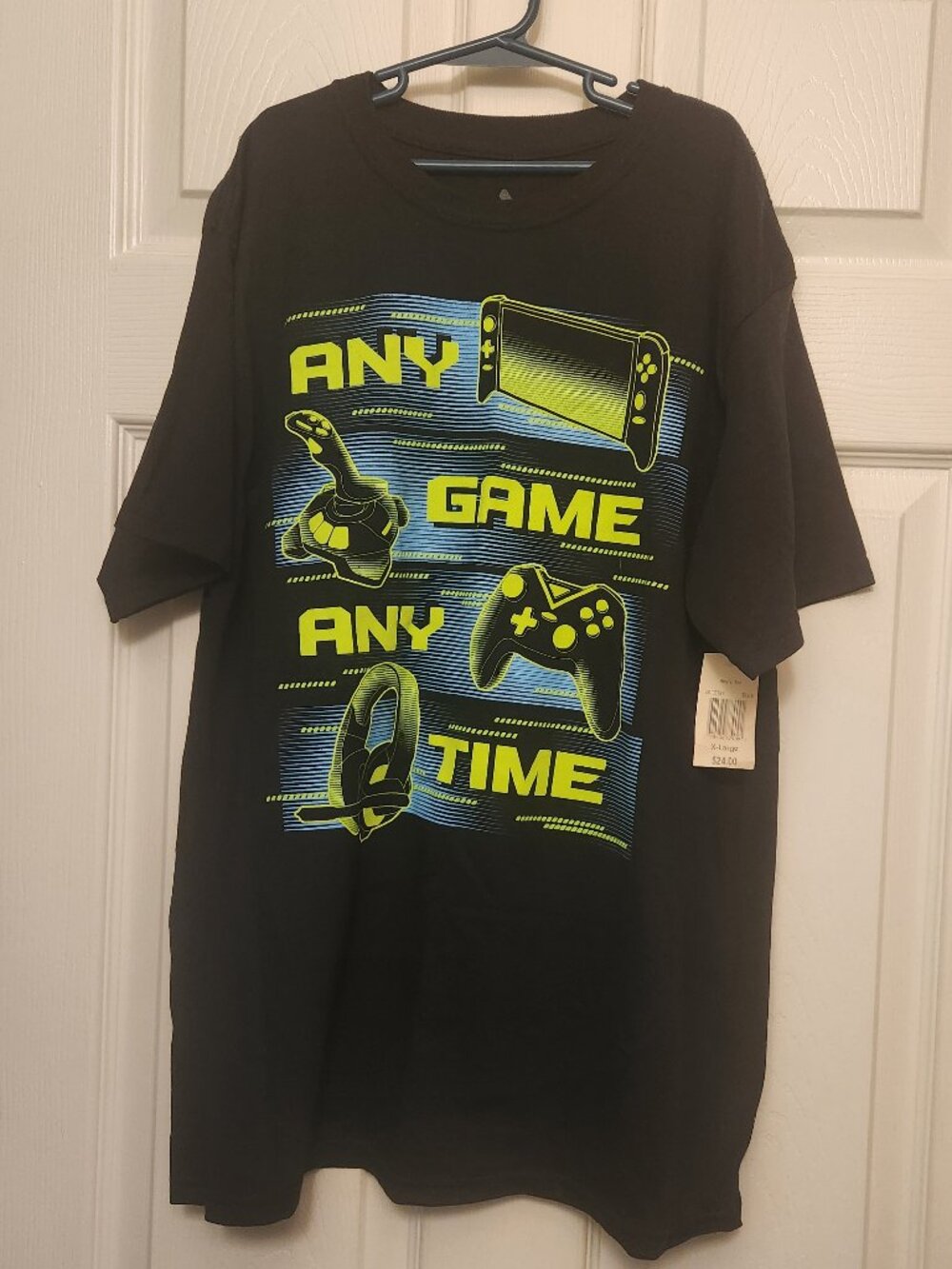 Epic Threads Boys NWT Gaming Graphic Tee Any Game Any Time XL 18/20